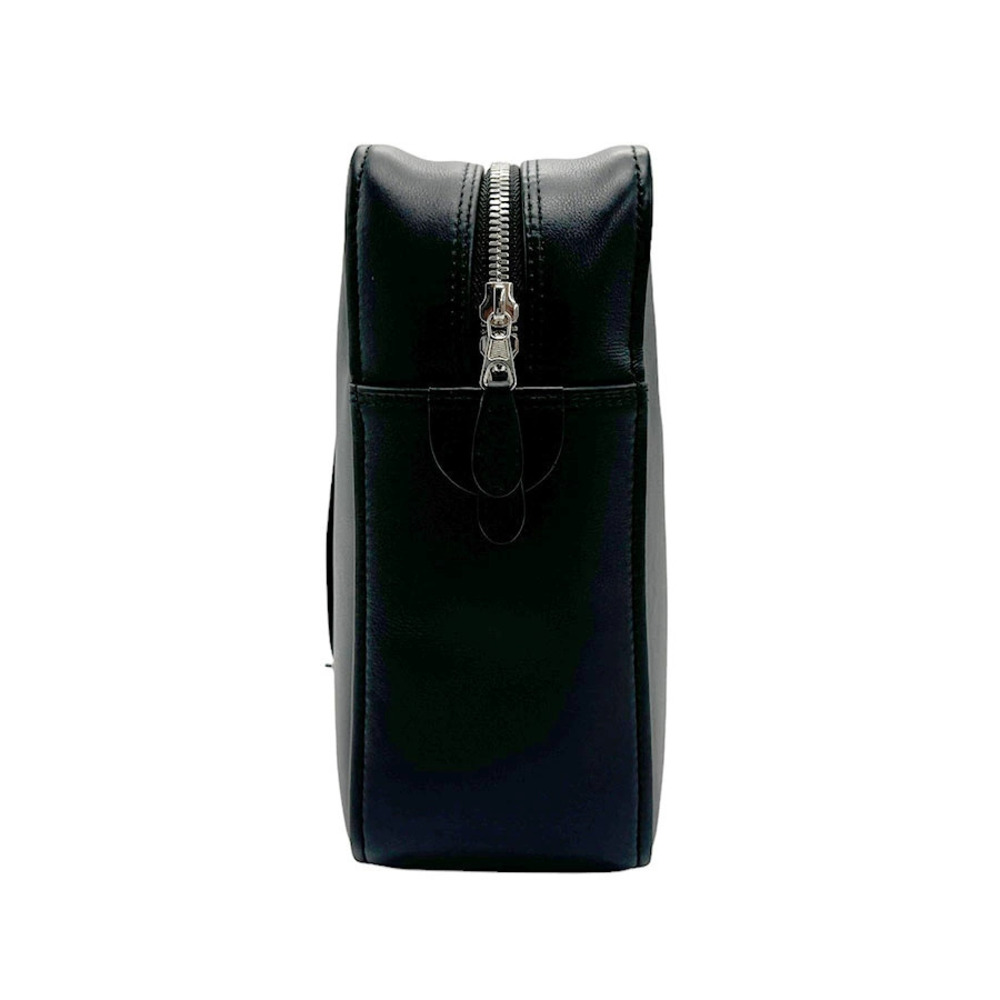 Balenciaga Triangle Black Duffle Shoulder Leather Bag